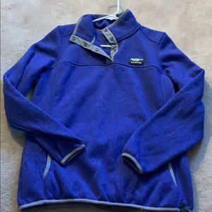 LL bean sweater fleece